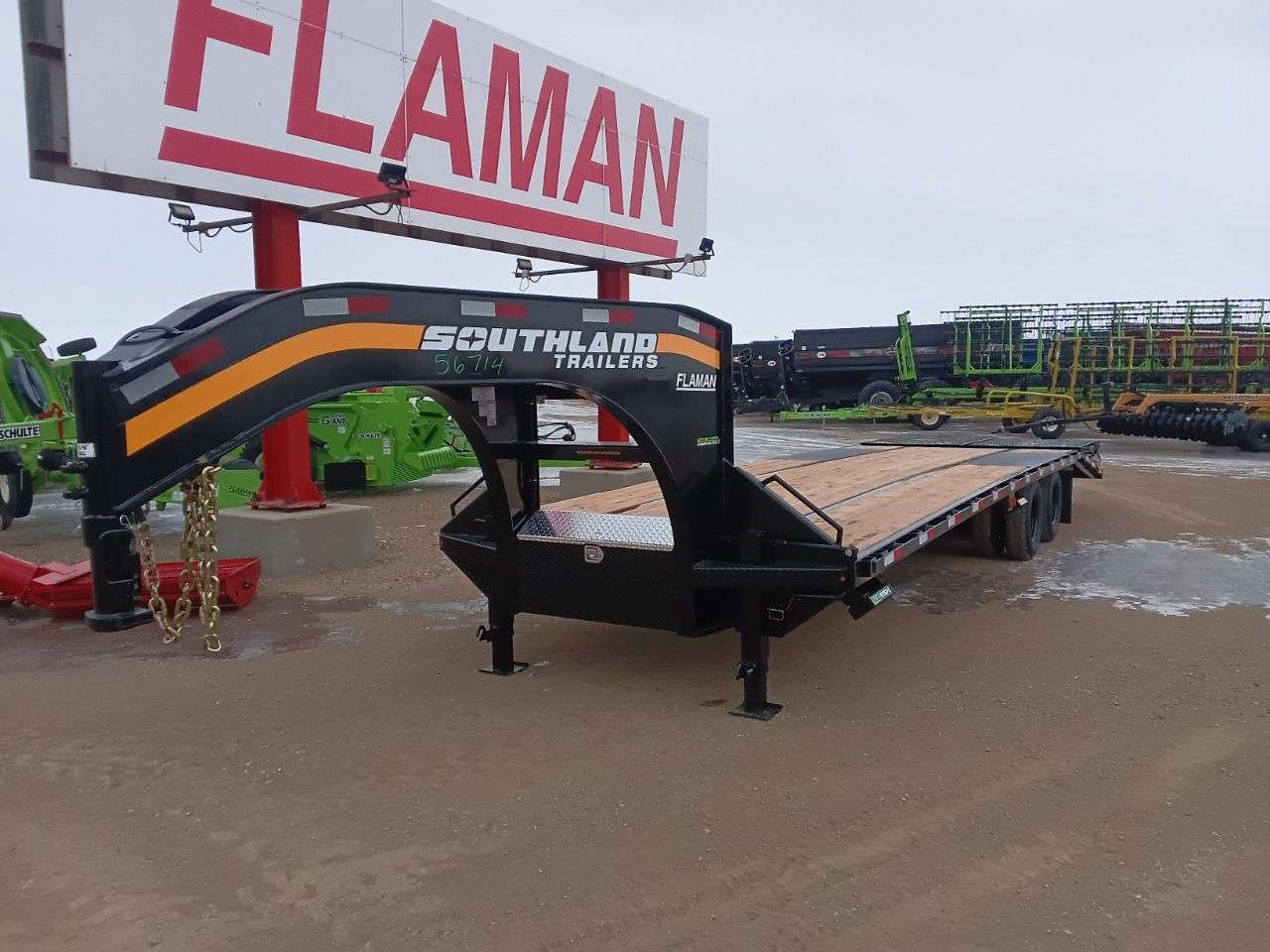 2026 Southland 8'6" x 24' + 6' BT GN Flat Deck TA Trailer
