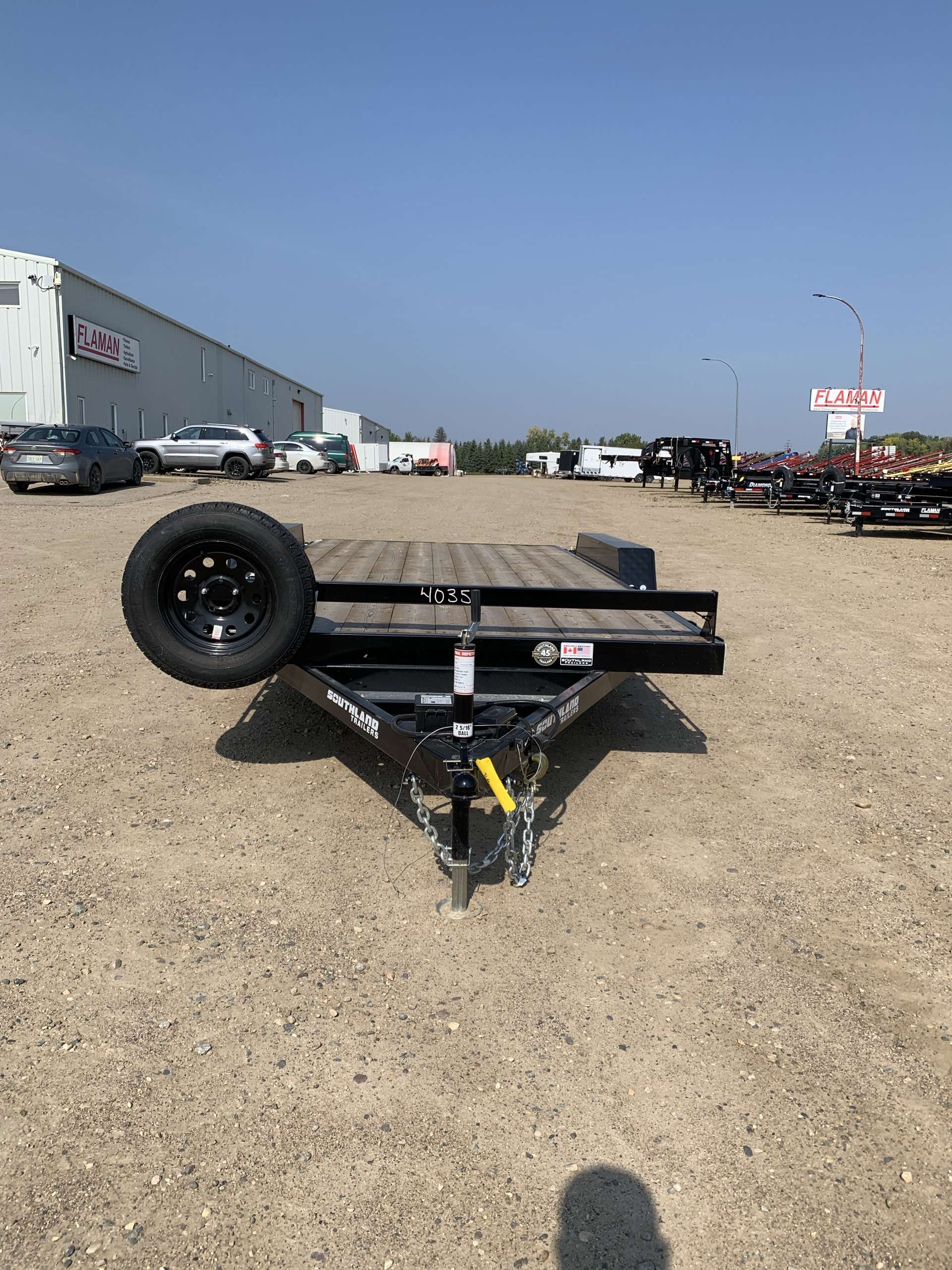 2026 Southland LBA 8'6" x 16' Flat Deck Trailer