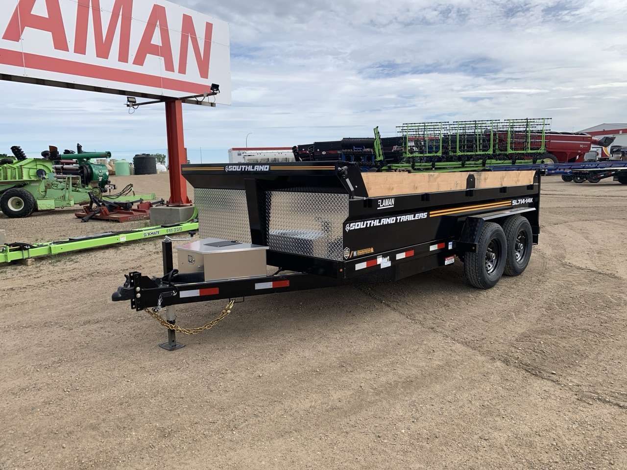 2026 Southland NEW 7' x 14' Dump Tandem 7K Trailer