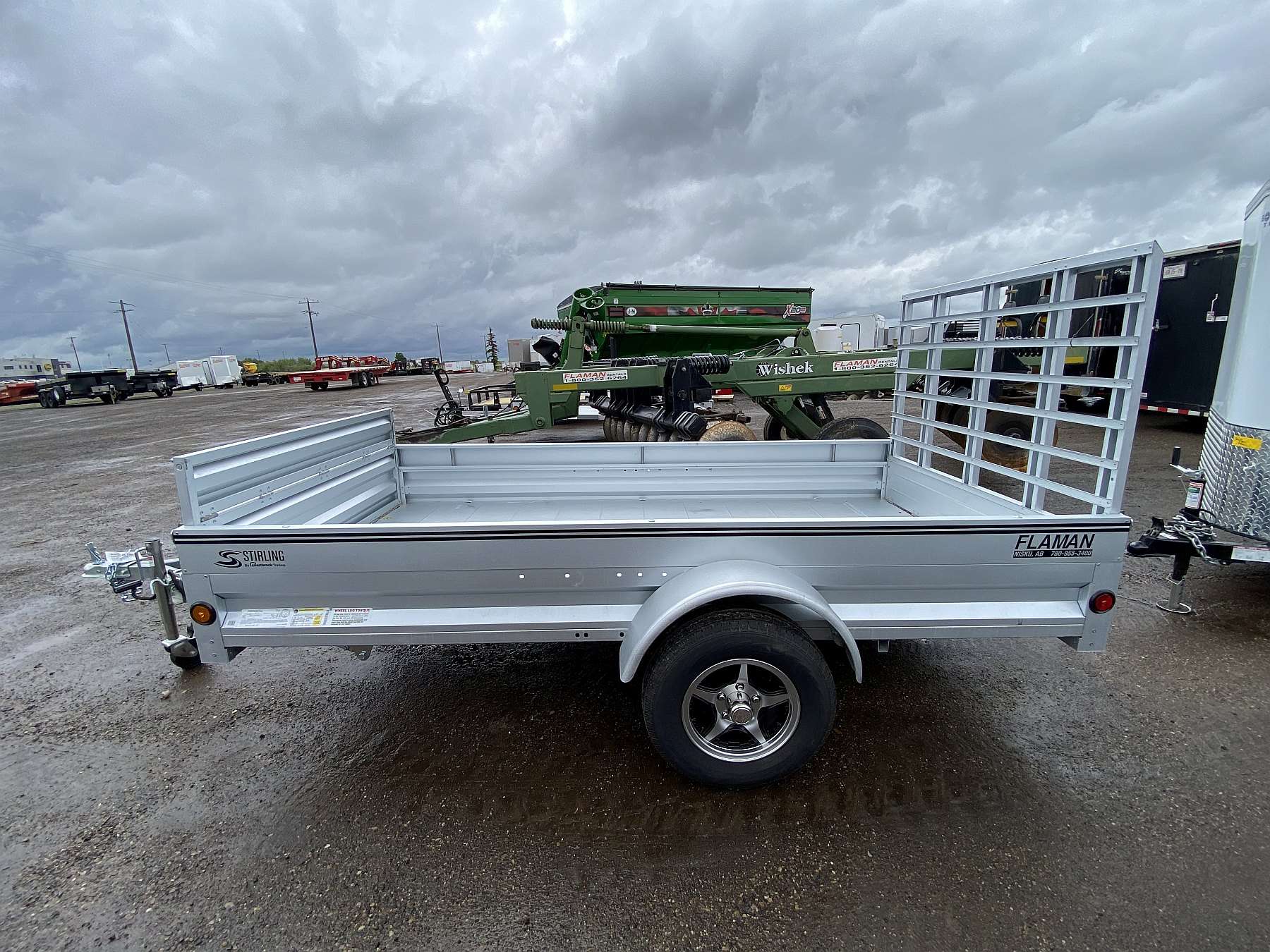 2026 Stirling 5'x10' Solid Side Utility Trailer