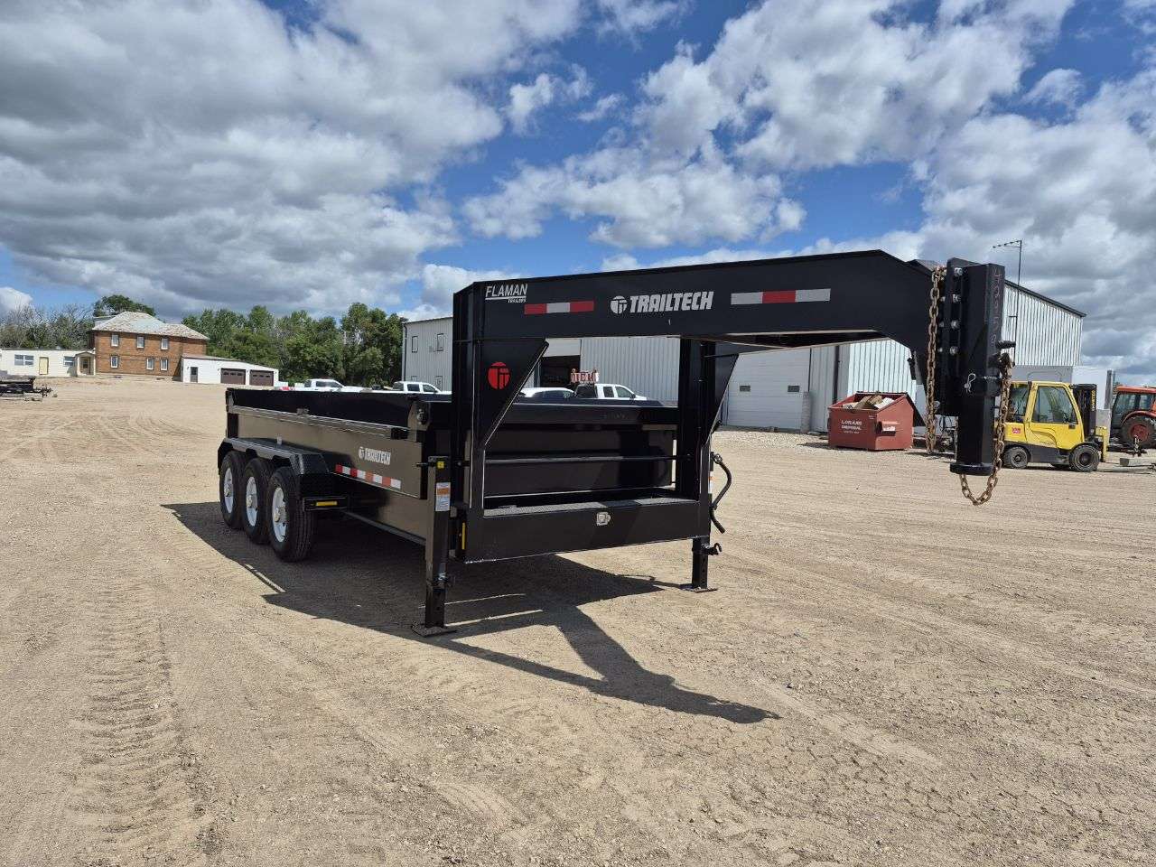 2026 Trailtech 7' x 16' Heavy Duty GN Dump Triple 7K Trailer