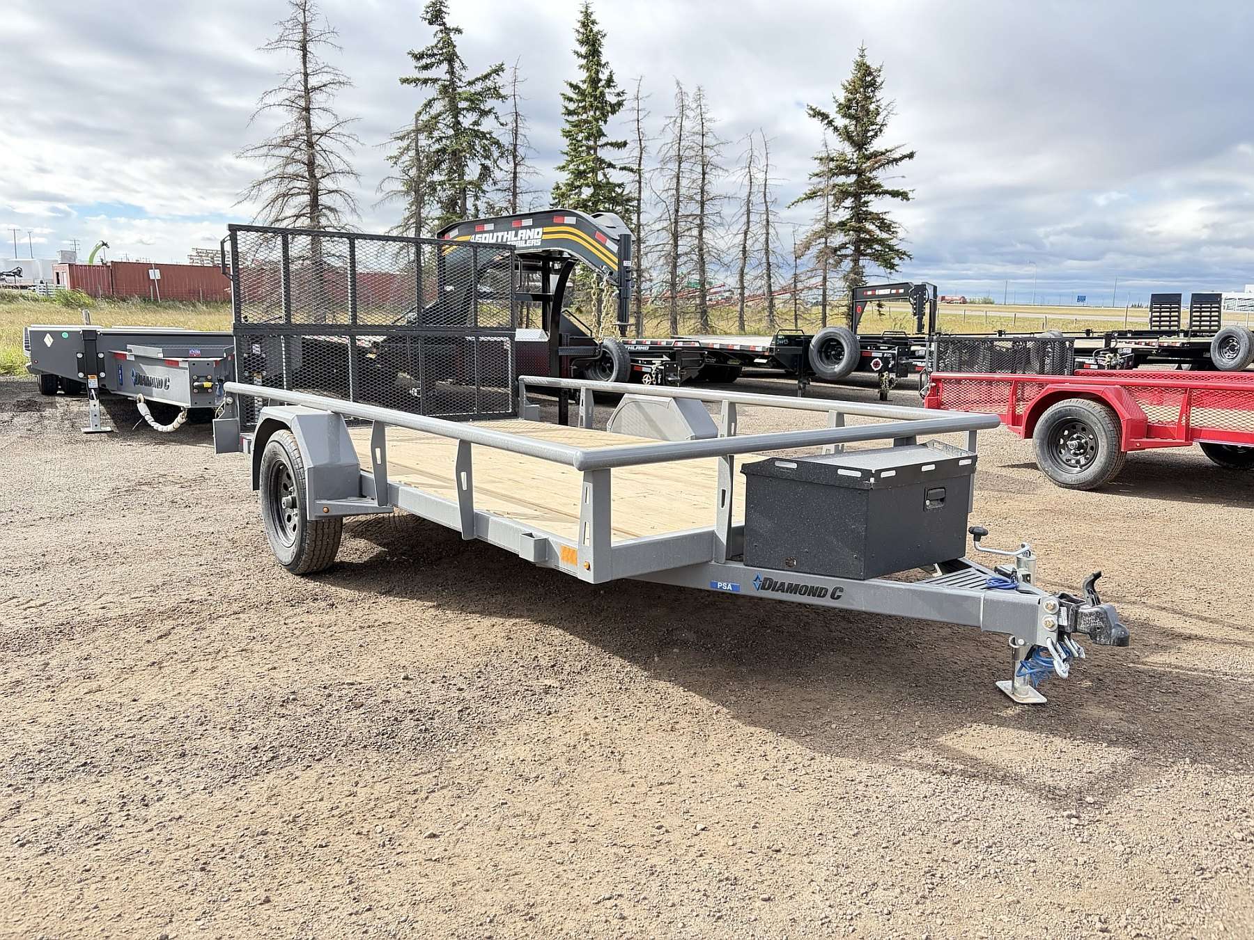 2027 Diamond C 12' Premium Utility Trailer