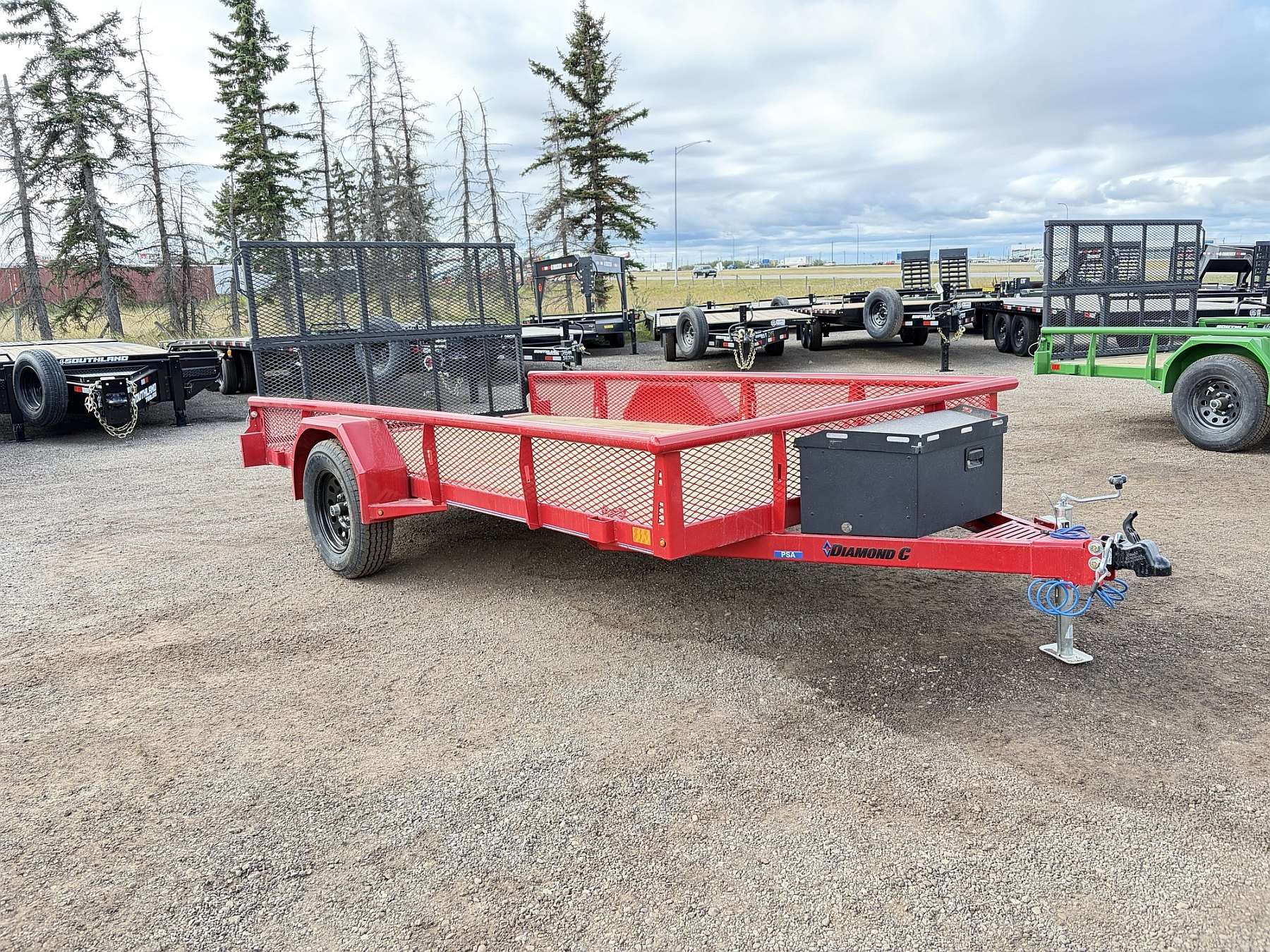 2027 Diamond C 12' Premium Utility Trailer