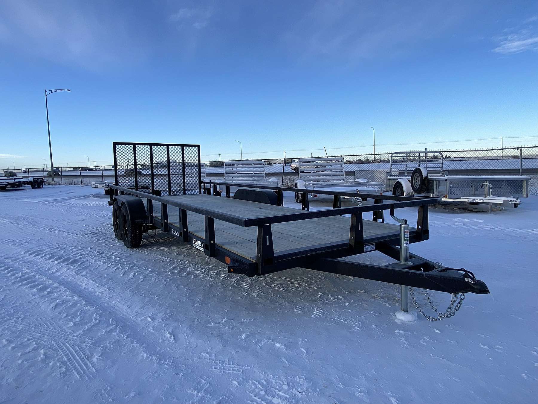 2027 HTC 7'x20' Steel Tandem Axle Utility Trailer