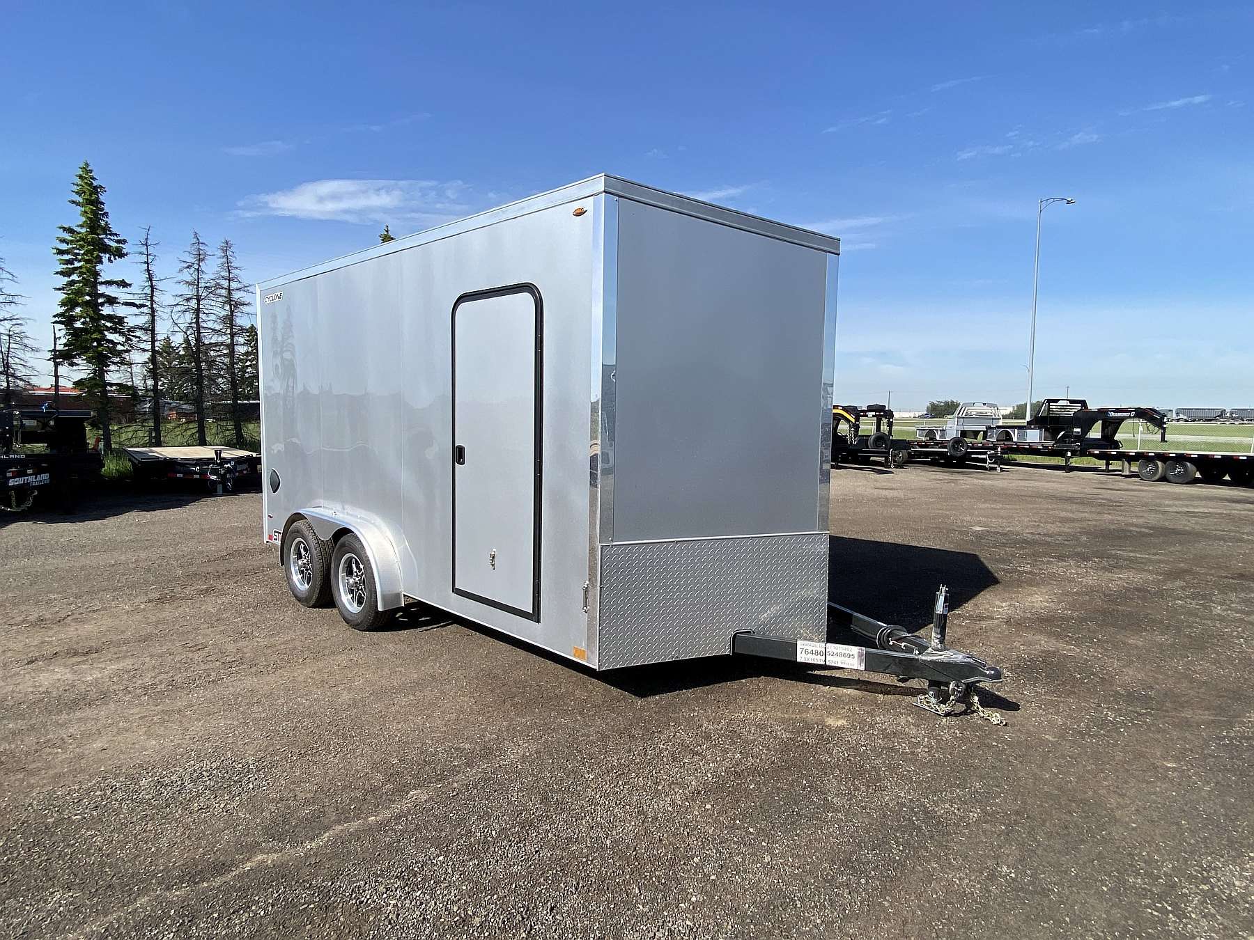 2027 Legend 7.5'x14' Cyclone Steel V-nose Enclosed Cargo