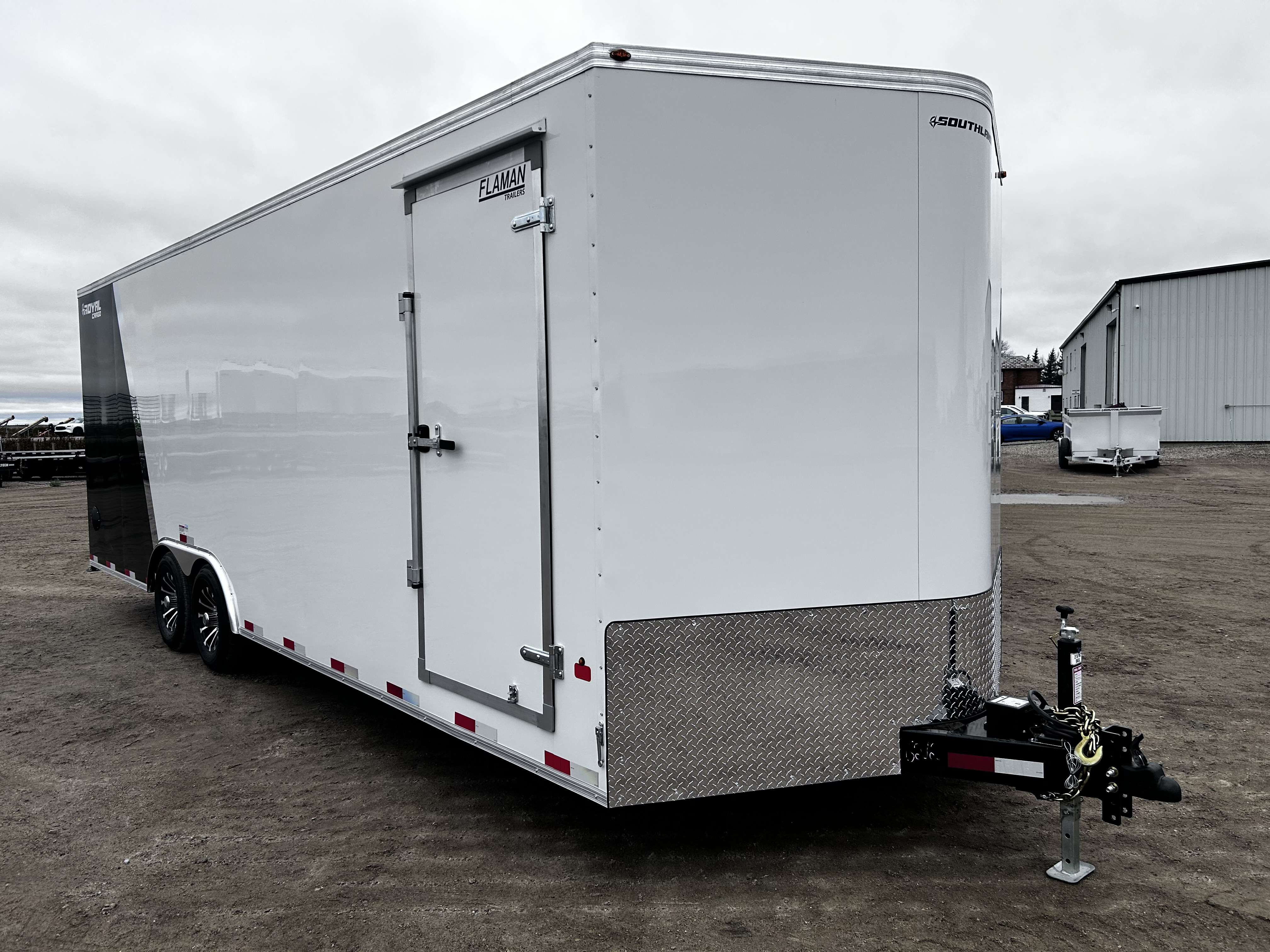 2027 Royal LARC 8'6" x 24' + V-Nose Car Hauler Trailer