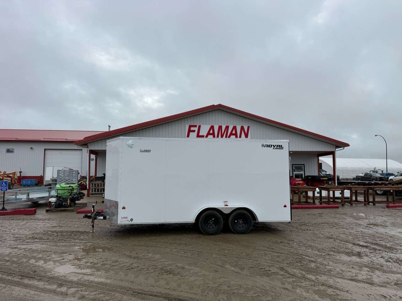 2027 Royal LCH 7'6" x 16' + V-Nose Cargo Trailer
