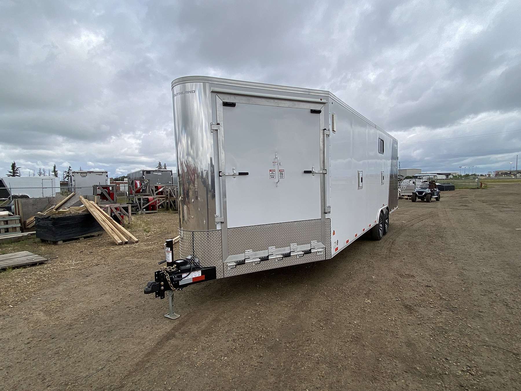 2027 Royal XR 8.5'x28' Mid Deck Enclosed Sled Trailer