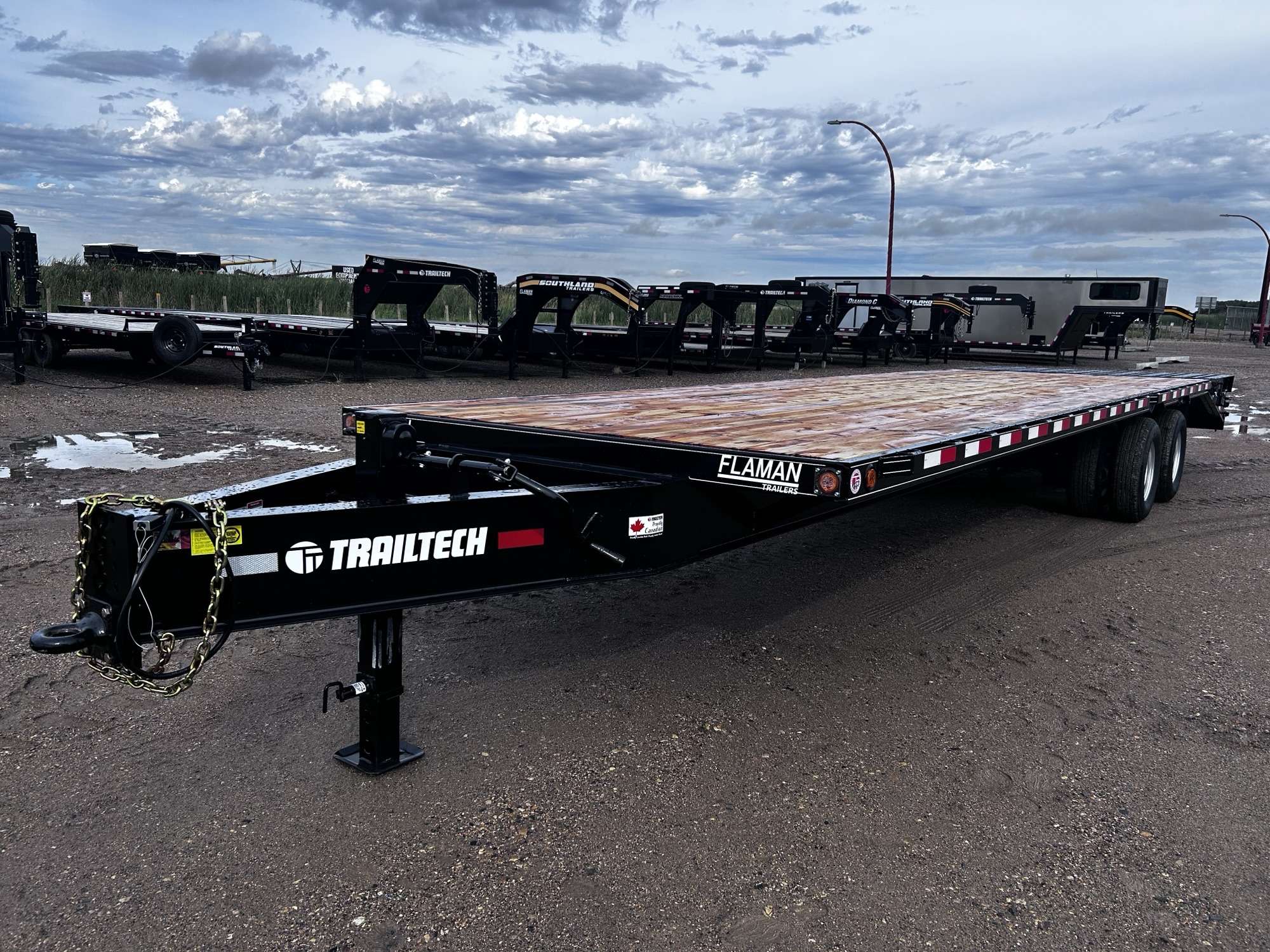 2027 Trailtech 24'+5' BT Pintle Flat Deck Tandem 10K Trailer