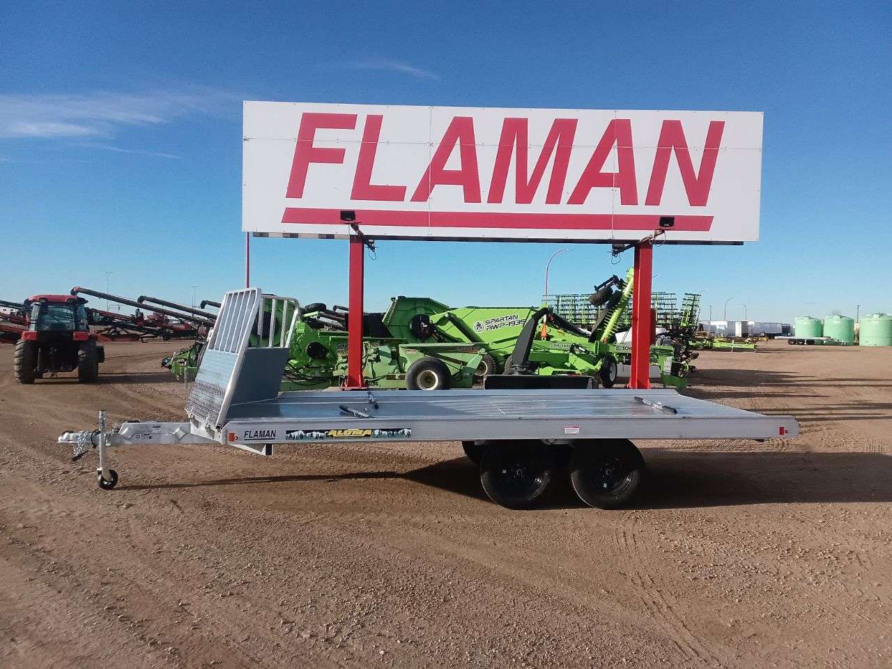 Aluma 101.25" x 16' Toy Hauler Trailer