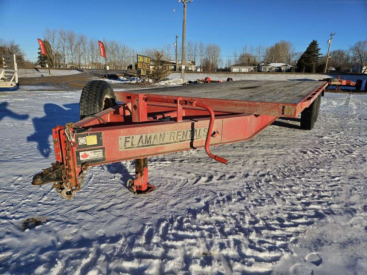 Used 2018 Trailtech H270 8' x 20' Flat Deck