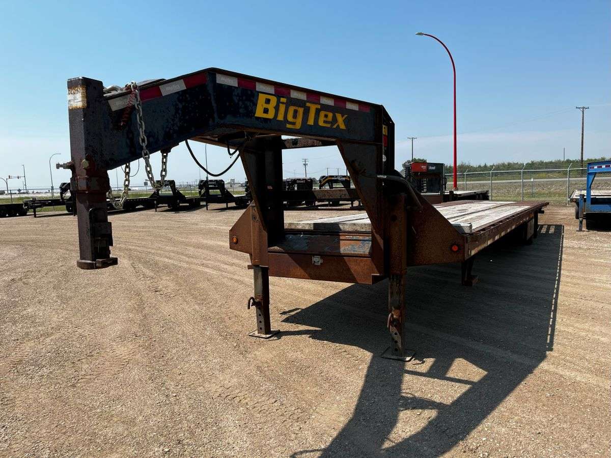 Used 2019 Big Tex 40' Gooseneck Flat Deck