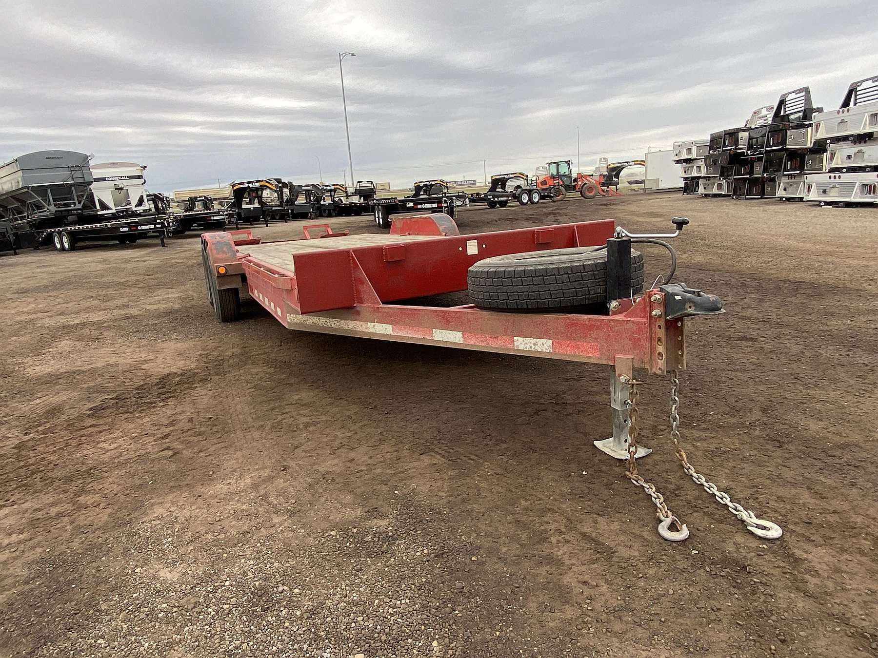 Used 2021 Trailtech CELR270- 20' Flat Deck Trailer