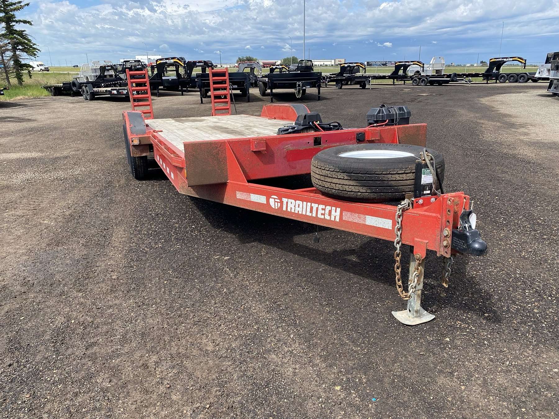 Used 2021 Trailtech CELR270 Flatdeck Trailer - 20'