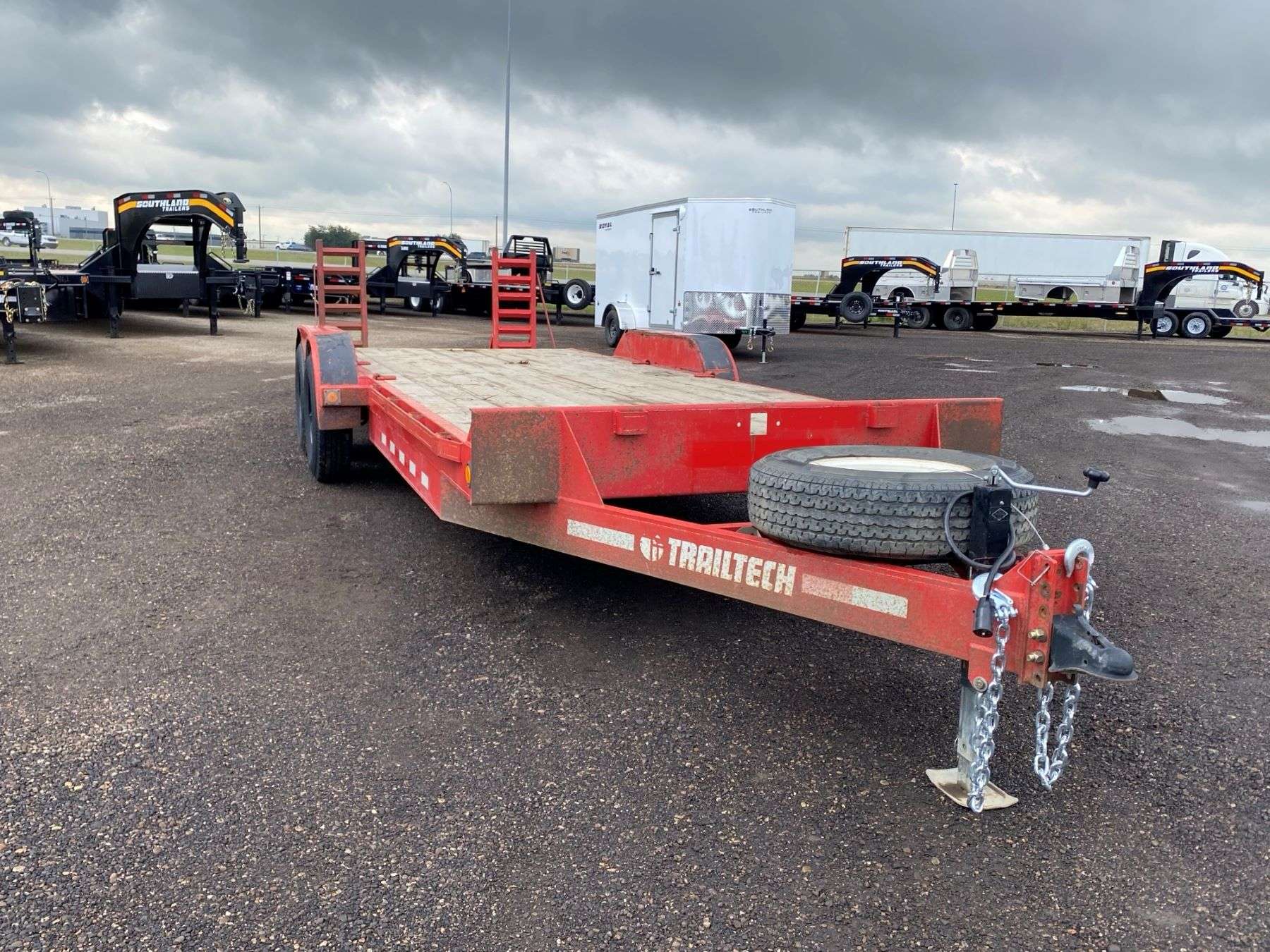 Used 2021 Trailtech CELR270 Flatdeck Trailer - 20'