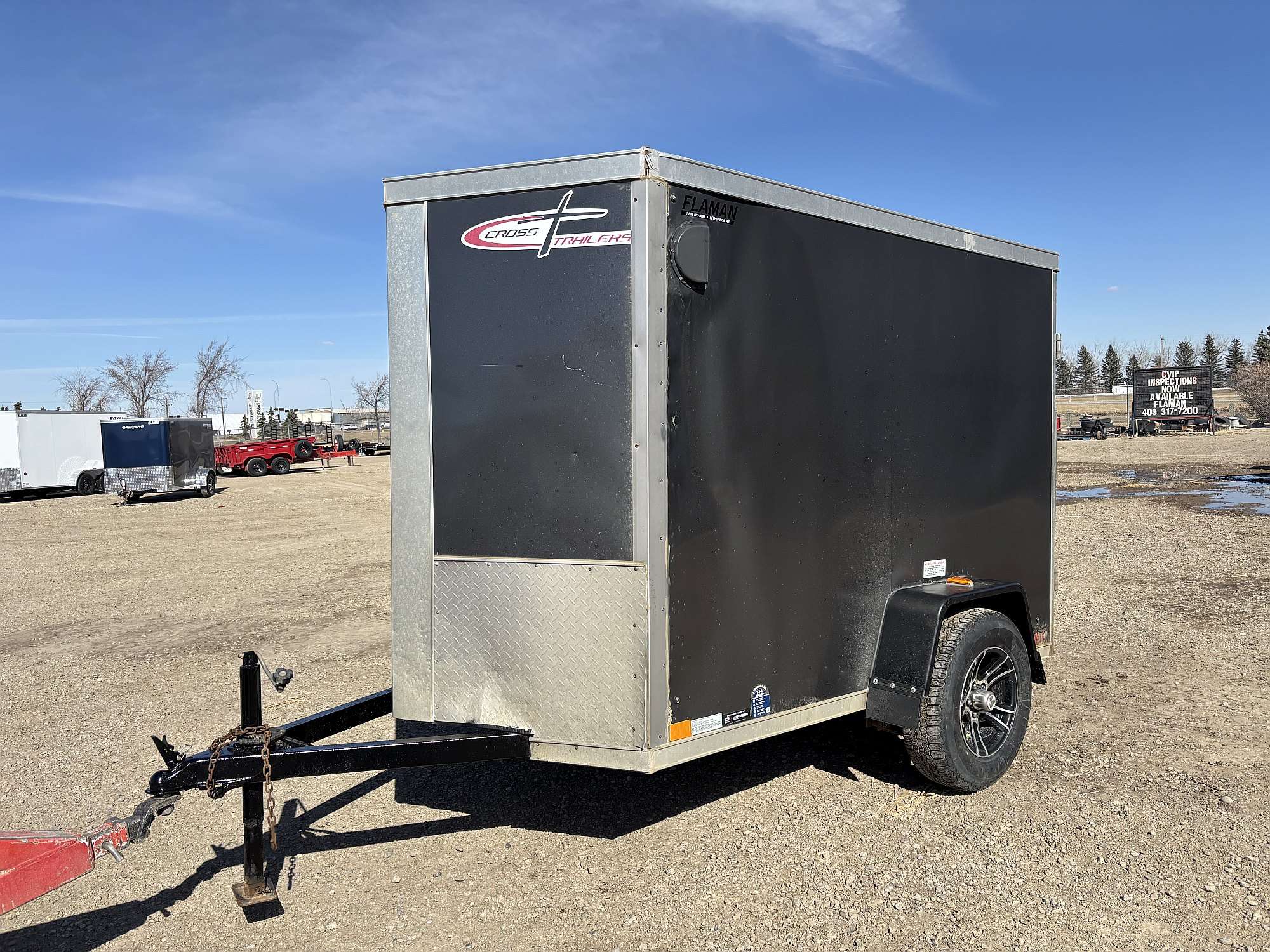 Used 2022 Cross 5'x8' Enclosed Cargo Trailer