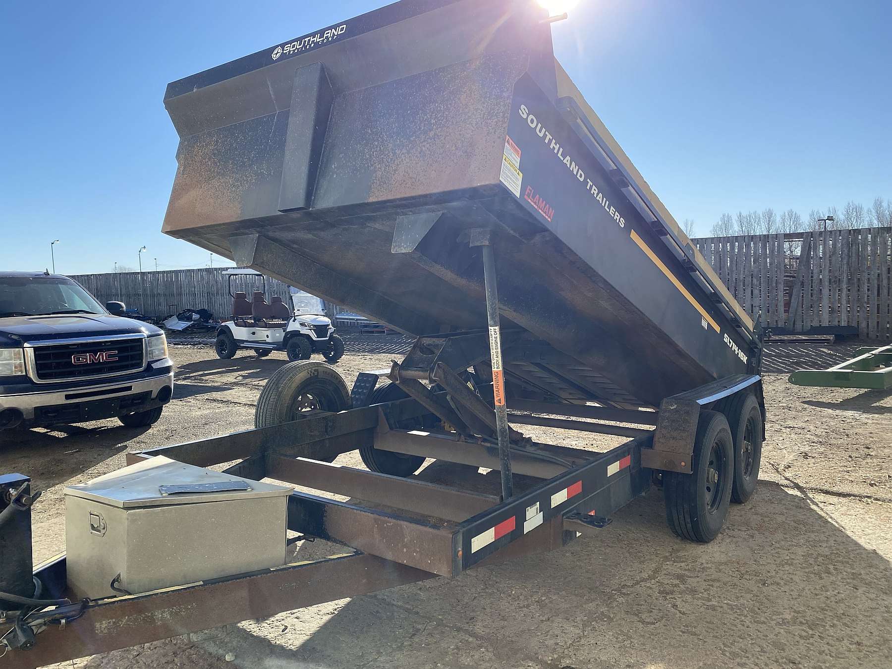 Used 2022 Southland 7'x14'-16K Dump Trailer