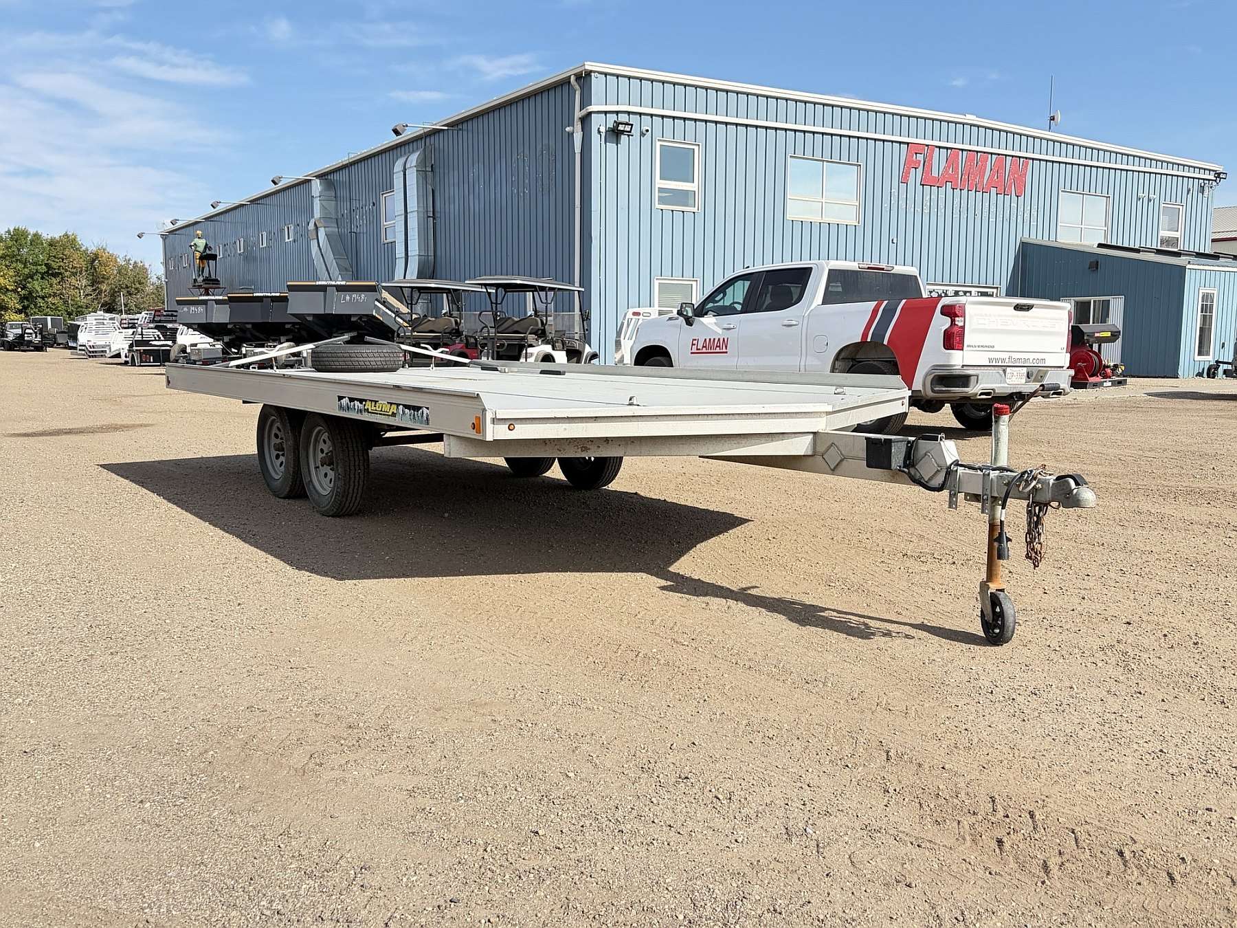 Used 2023 Aluma 8616-15 Aluminum Sled Trailer