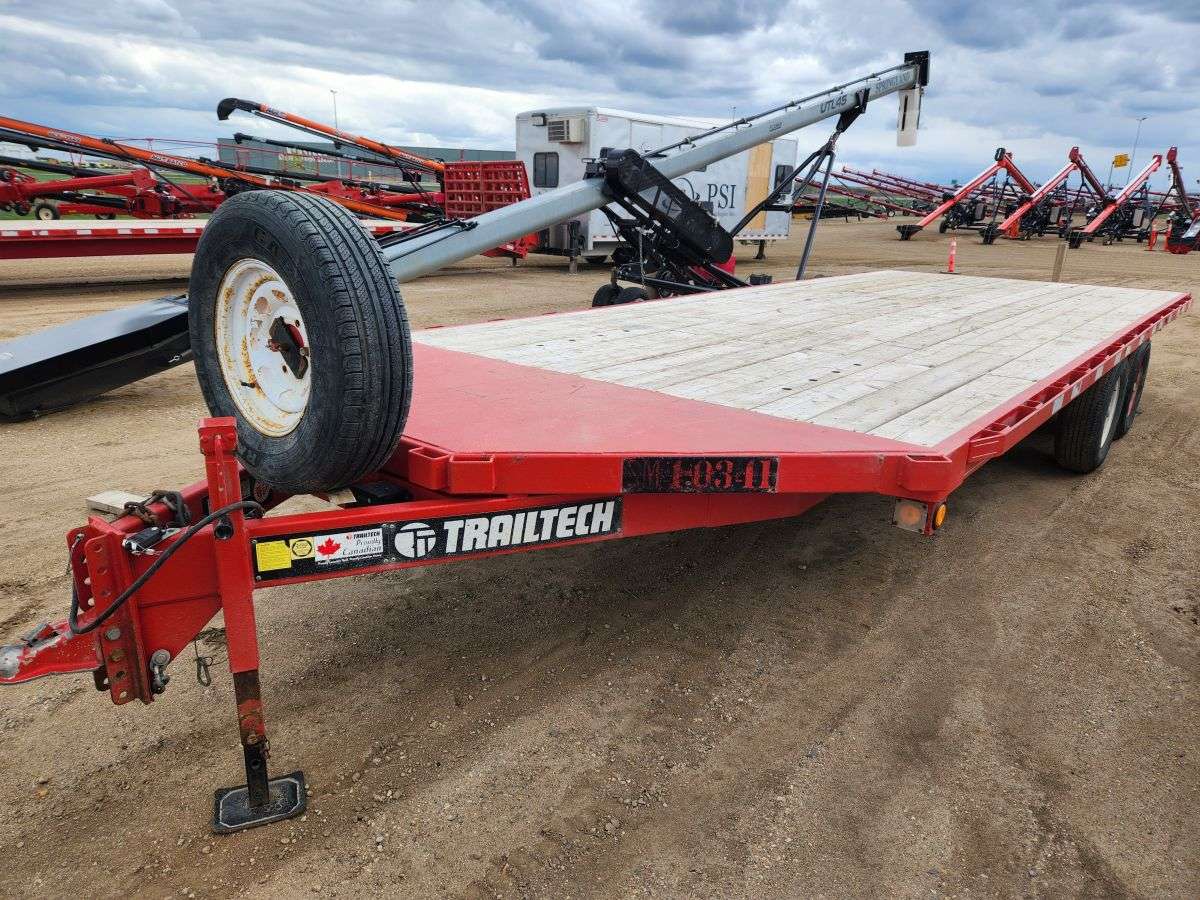 Used Trailtech SM4 20' Flat Deck Trailer - 3 in stock