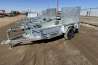 2024 Norbert UTB 5' x 10' Galvanized Steel Utility Trailer