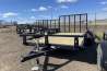 2026 HTC 7'x12' Steel Single Axle Utility Trailer