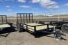 2026 HTC 7'x12' Steel Single Axle Utility Trailer