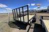 2026 HTC 7'x12' Steel Single Axle Utility Trailer
