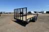 2027 HTC 7'x18' Tandem Axle Steel Utility Trailer