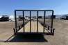 2027 HTC 7'x18' Tandem Axle Steel Utility Trailer