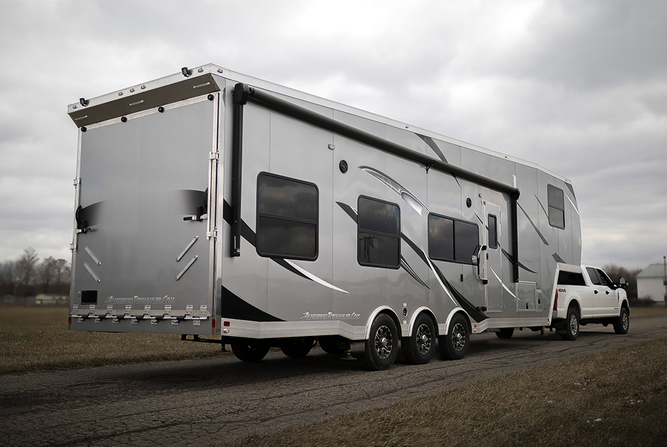 ATC trailer wittruck on road