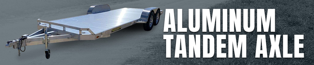 Aluminum Tandem-Axle Utility Trailers