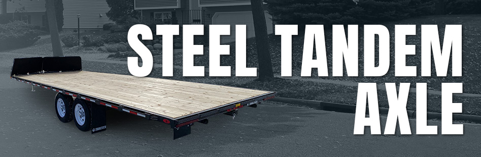 Steel Tandem-Axle Utility Trailers